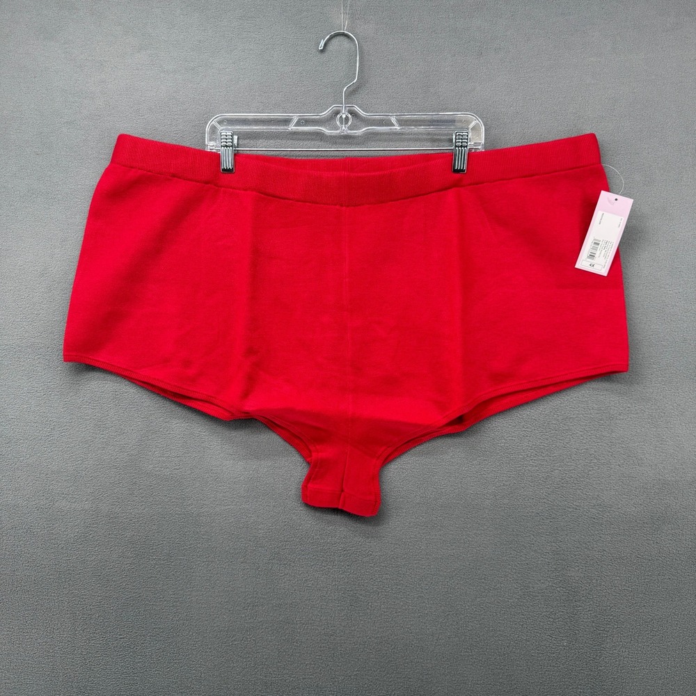 Wild Fable Women Red Cozy Lounge Shorts Pajama Sleepwear Size 4X